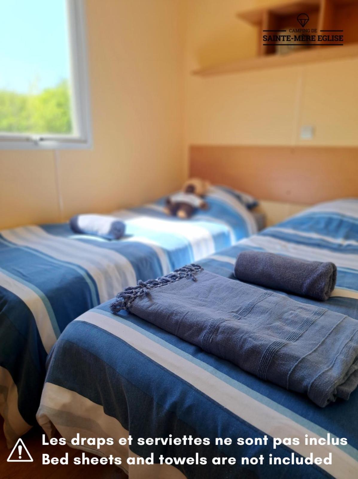 Camping Sainte Mere Eglise Buitenkant foto